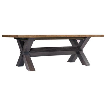 Hooker Furniture Big Sky Dining Table in Vintage Natural and Black - Table Only, , large