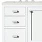 James Martin Vanities Addison 30" Single Bathroom Vanity in Glossy White with 3 cm Lime Delight Quartz Top and Rectangular Sink, , large