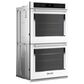 KitchenAid 30" Double Electric Wall Oven with Air Fry Mode in White, , large