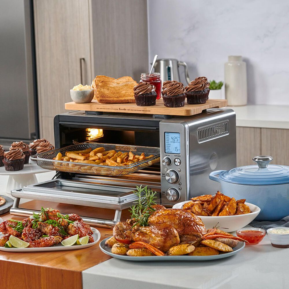 Breville 0.8 Cu. Ft. Smart Oven Air Fryer in Brushed Stainless Steel, , large