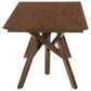 Blue River Cortina and Polly 5-Piece Rectangle Dining Set in Walnut, , large