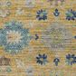 Dalyn Rug Company Silk Road Turmeric, Gold, Blue, Copper, Ivory, Taupe and Aloe 5" x 7"6" Area Rug, , large