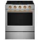 KitchenAid Handle and 5-Piece Knob Accessory Kit for Slide-In Convection Range in Bronze, , large