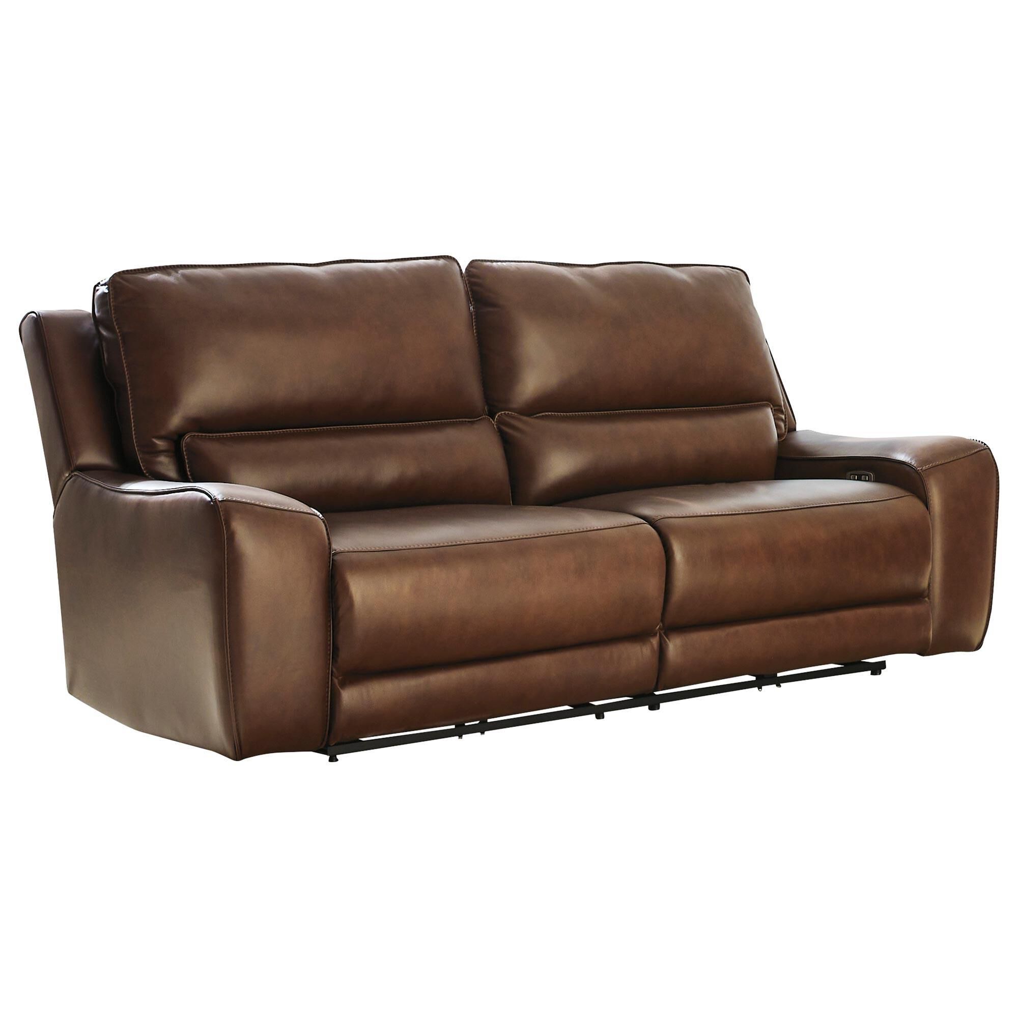 Ashley DeepWakes Power Reclining Sofa in Canyon