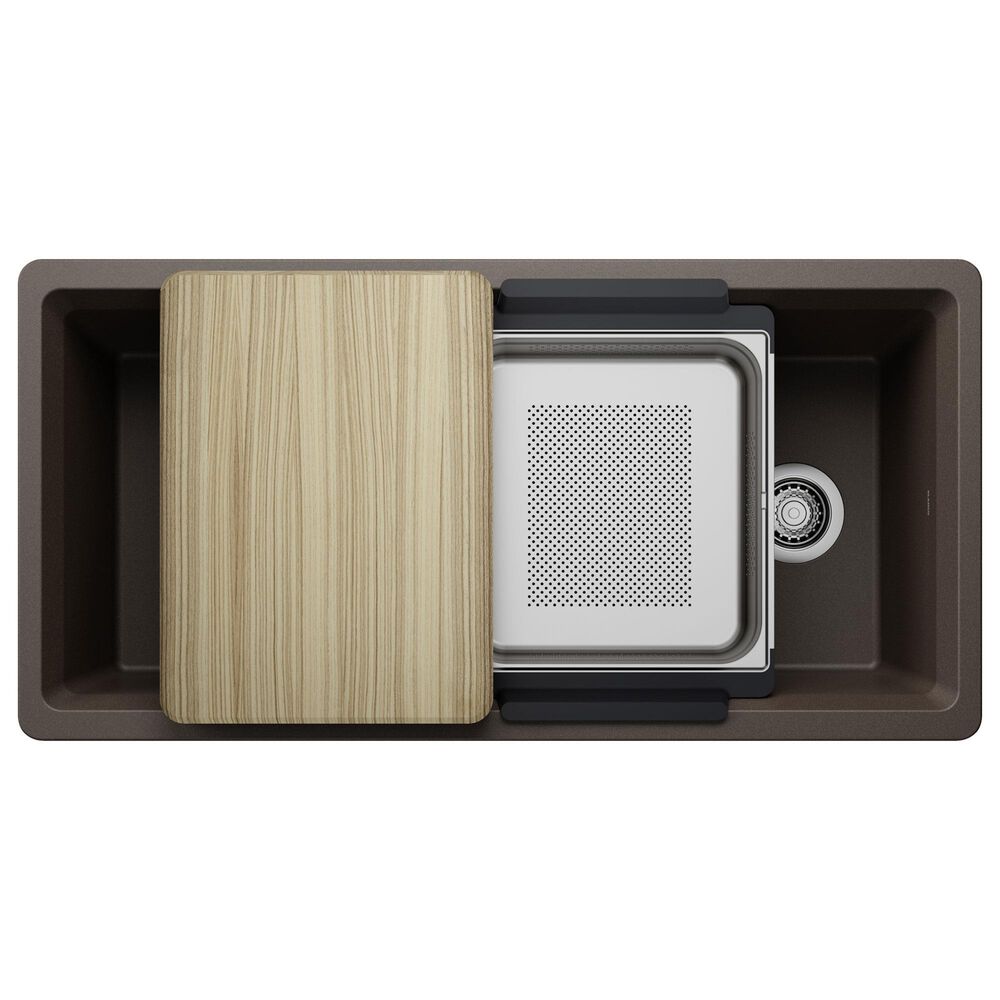 Blanco Inteos 39&quot; Undermount Single Bowl Kitchen Sink in Cafe, , large
