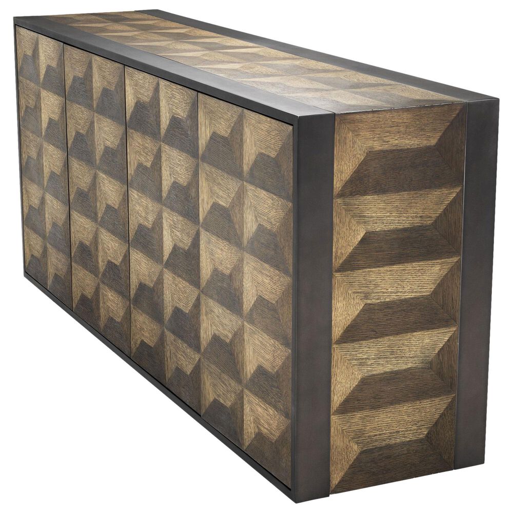 Eichholtz Gregorio Sideboard in Oak and Bronze, , large