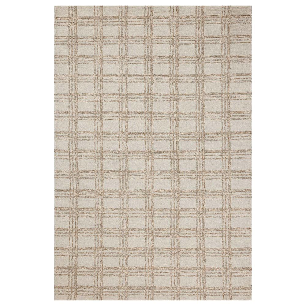 Chris Loves Julia x Loloi Polly 8"6" x 11"6" Cream and Sand Area Rug, , large