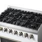 Forno Galiano 36" Freestanding Dual Fuel Range in White, , large