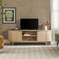 Walker Edison Chloe 70" TV Stand in Coastal Oak, , large