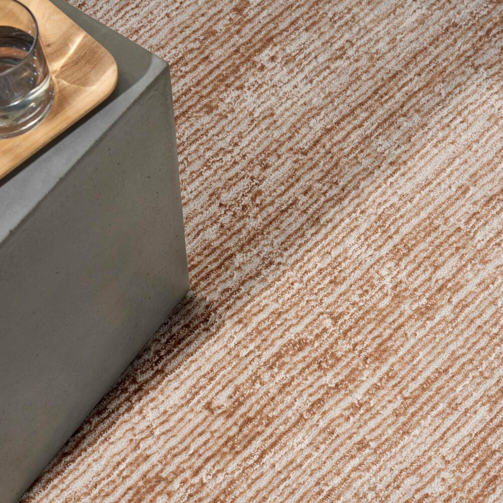 Nourison Irradiant 3&#39;11&quot; x 5&#39;11&quot; Rose Gold Area Rug, , large