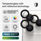 Zagg InvisibleShield Glass Elite Camera Lens Protector for Apple iPhone 15 Pro/16 Pro Max/16 Pro/17 Pro/17 Pro Max in Black, , large