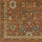 Surya Reign 10" x 14" Dark Brown, Black, Beige, Dusty Pink, Blue and Medium Green Area Rug, , large