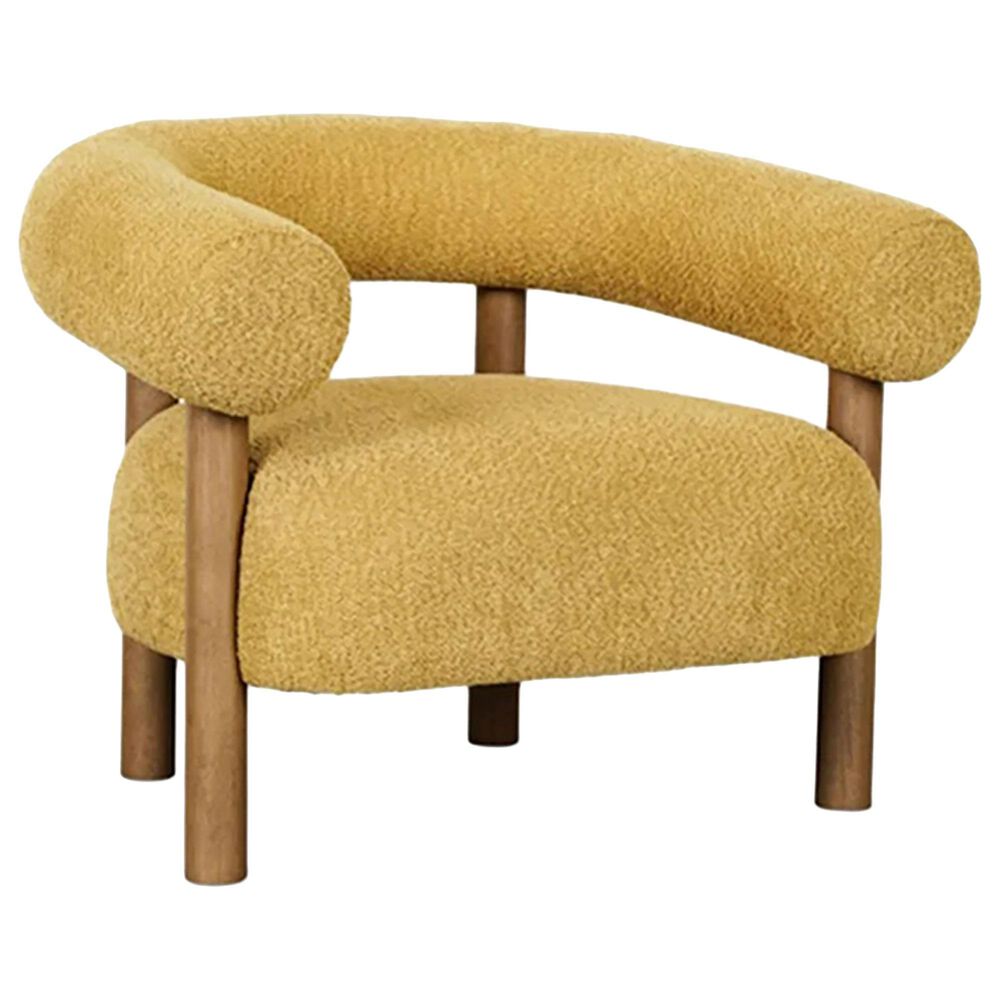 Classic Home Bolton Accent Chair in Yellow, , large