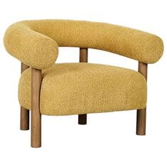 Classic Home Bolton Accent Chair in Yellow
