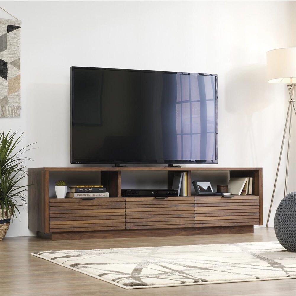 Sauder Harvey Park 72&quot; TV Credenza in Grand Walnut, , large