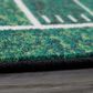 Karastan Prismatic Z0625 A414 10" x 14" Shamrock Kids Area Rug, , large