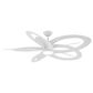 Minka-Aire Pinup 60" Ceiling Fan with LED Light in Flat White, , large