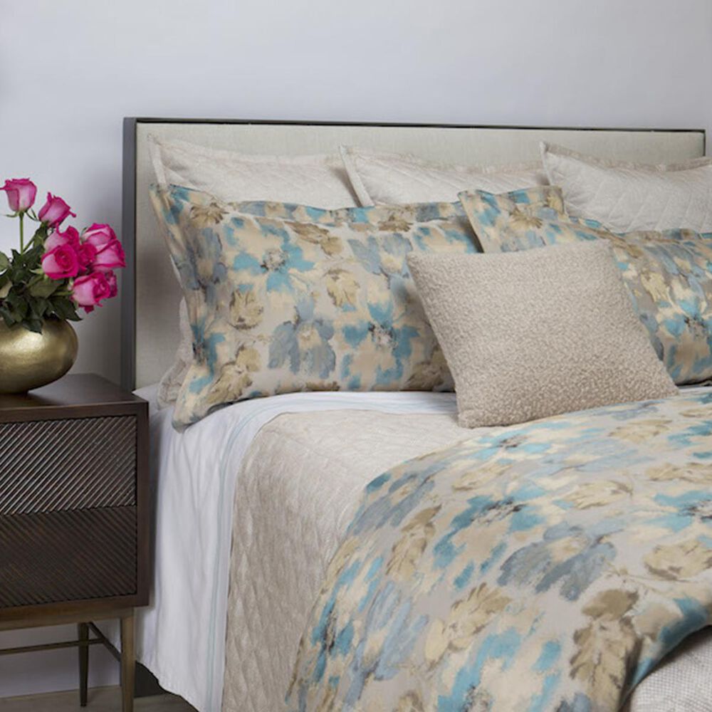 Ann Gish 3-Piece King Duvet Set in Smokey Floral Blue, , large