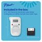 Brother Personal Handheld Label Maker in White and Blue, , large