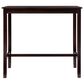 Linon Home Decor Claridge Bar Height Pub Table in Walnut Brown - Table Only, , large