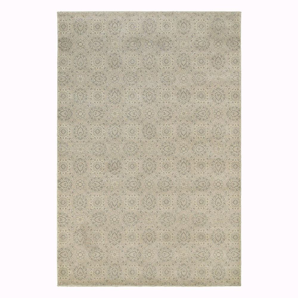 Oriental Weavers Richmond 214Z 7"10" x 10"10" Grey Area Rug, , large
