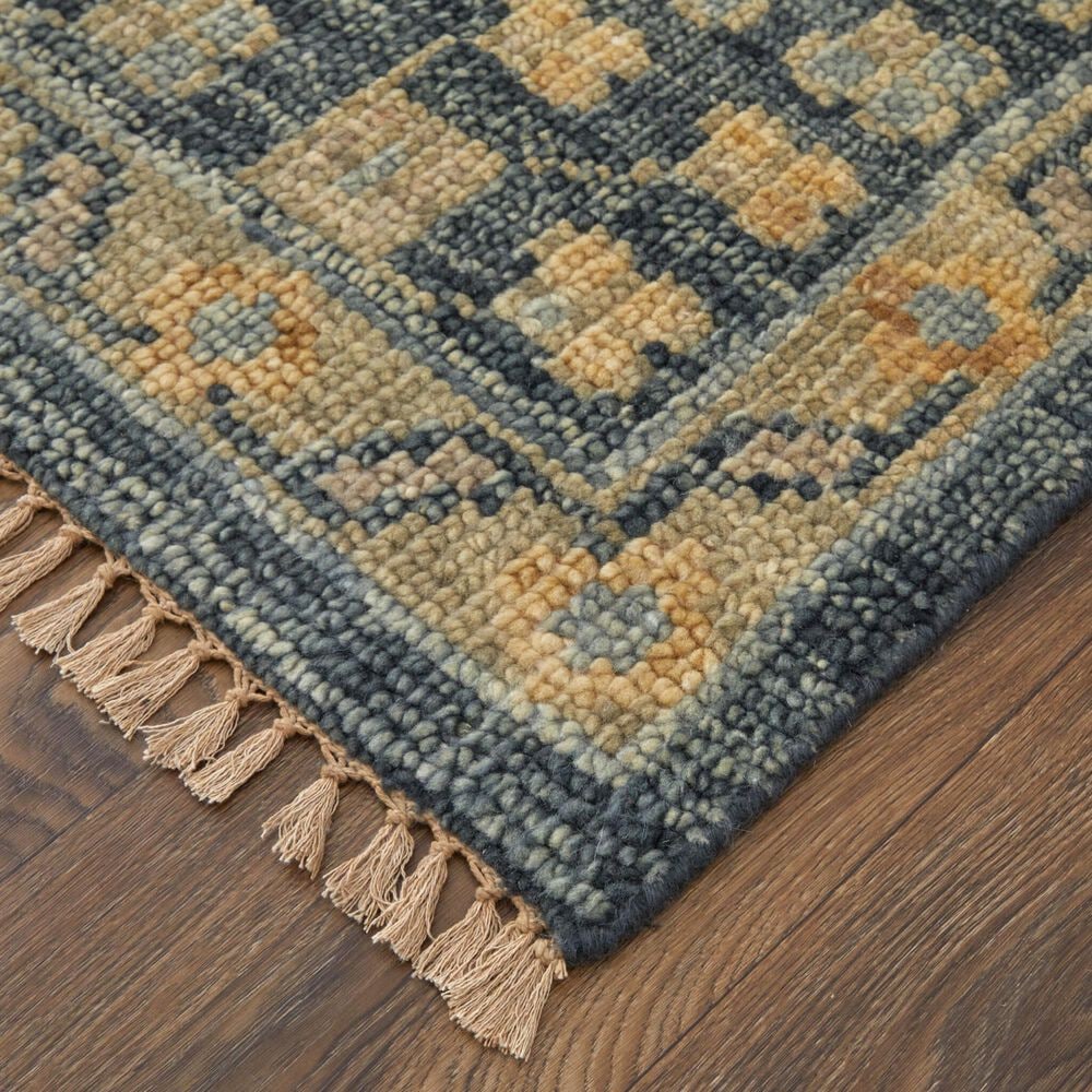 Feizy Fillmore 4&#39; x 6&#39; Blue and Charcoal Area Rug, , large