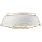 Golden Lighting Bartlett Flush Mount in French White, , large