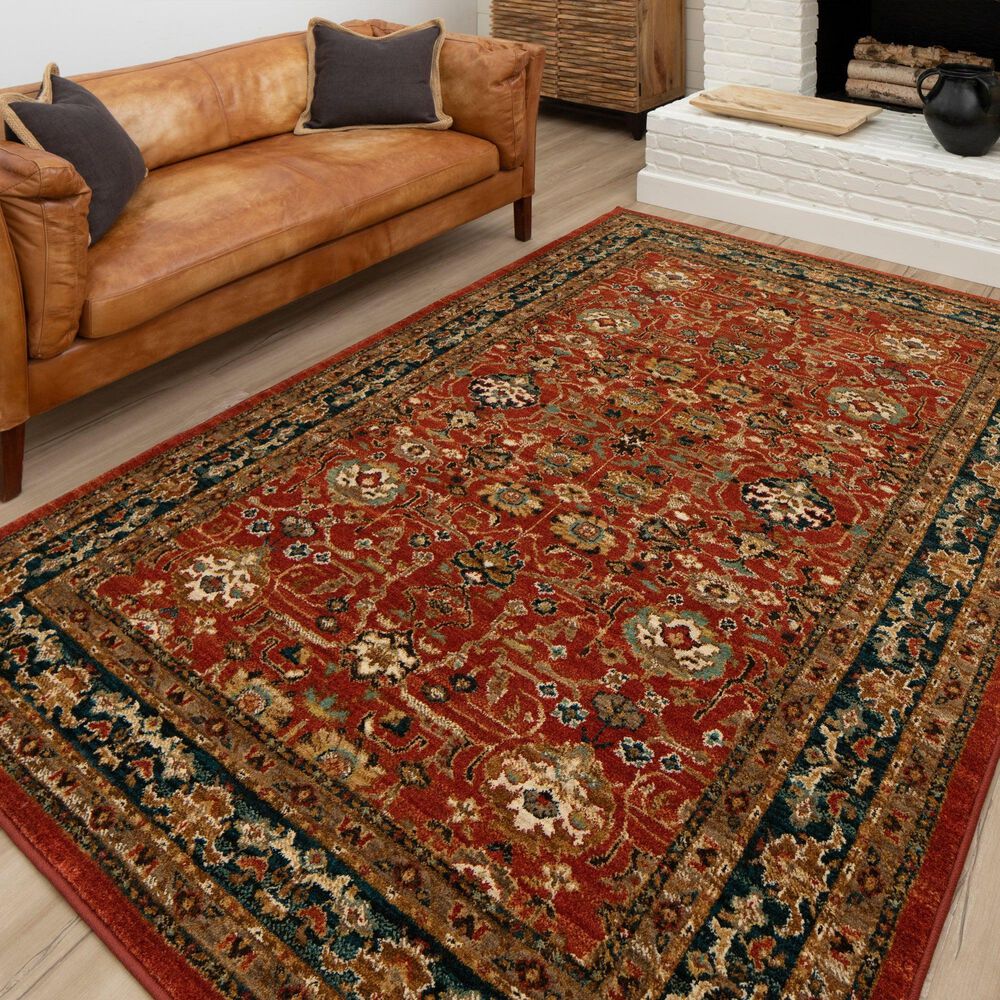 Karastan Spice Market Keralam Garnet 5&#39;3&quot; x 7&#39;10&quot; Area Rug, , large