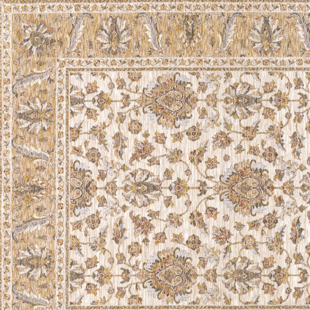 Oriental Weavers Maharaja Dakota 5091W 5&#39;3&quot; x 7&#39;6&quot; Ivory and Gold Area Rug, , large