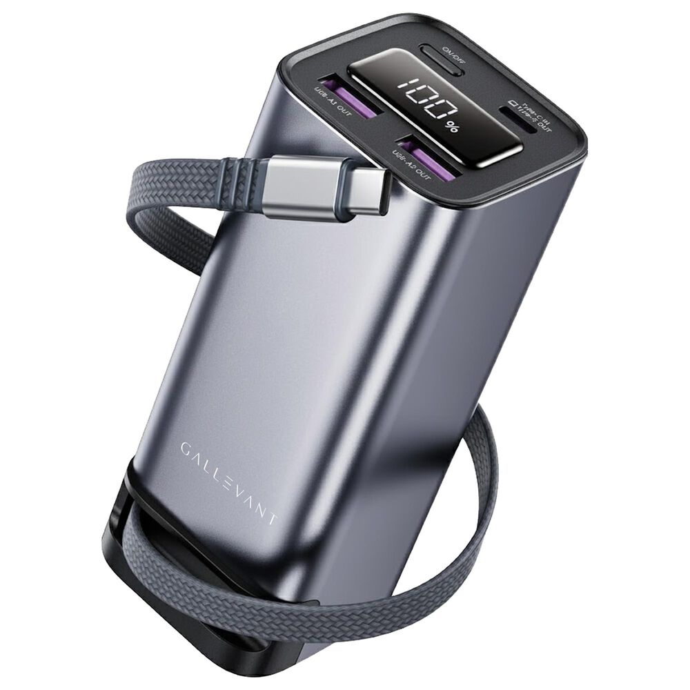 Gallevant RoadWarrior 20,000mAh Power Bank in Forest Gray, , large