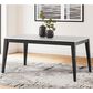Ashley Jettaya Dining Table in Black and White - Table Only, , large