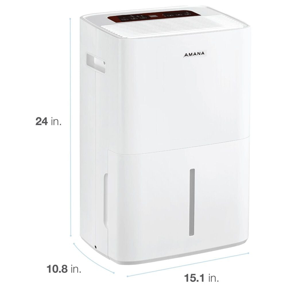 Amana 50-Pint Dehumidifier with Pump in White, , large