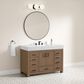 37B Alanya 48" Single Bathroom Vanity in Walnut Drift with White Composite Stone Top, , large
