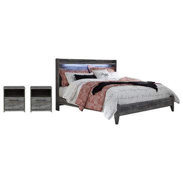 Ashley Baystorm 3-Piece Queen Panel Bed Set in Gray, , large