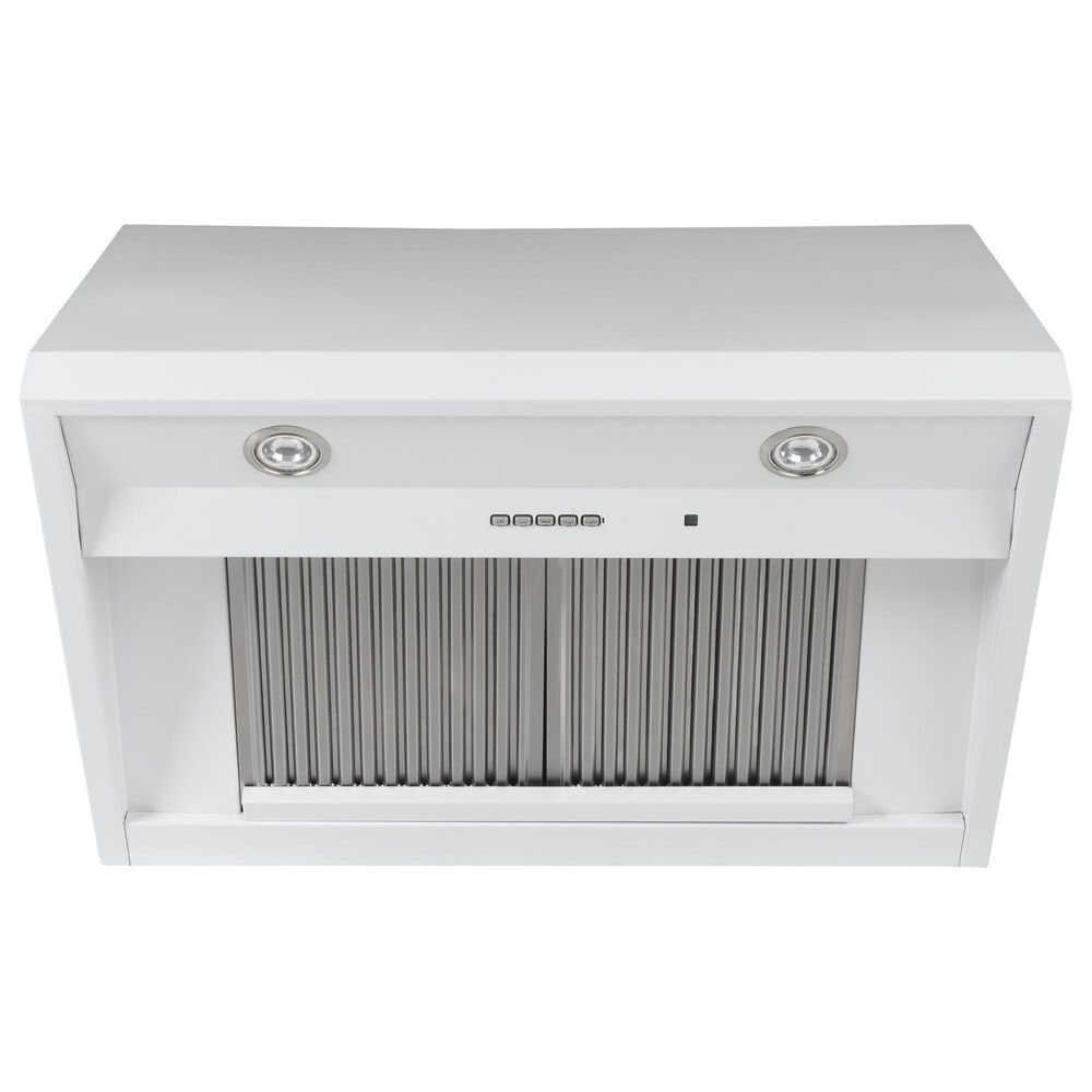 Cafe 30&quot; Commercial Range Hood in Matte White, , large