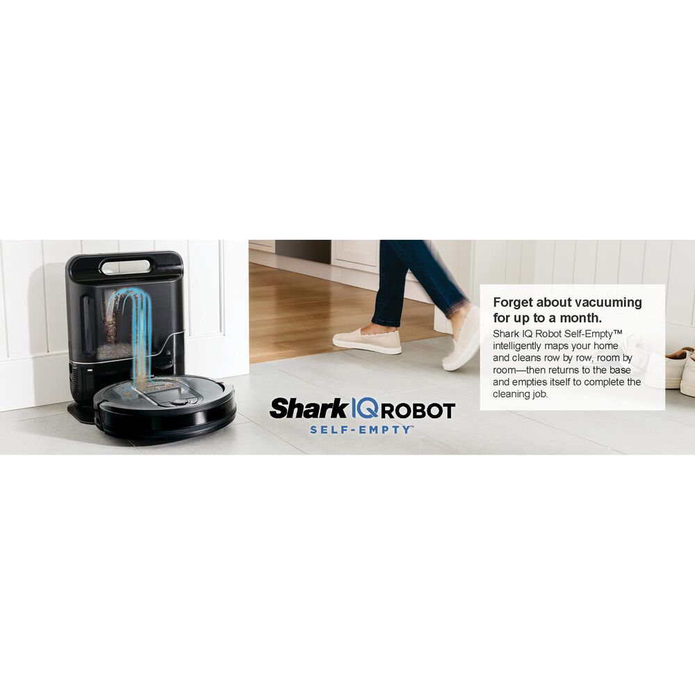 Shark IQ Robot Self-Empty Vacuum in Black, , large