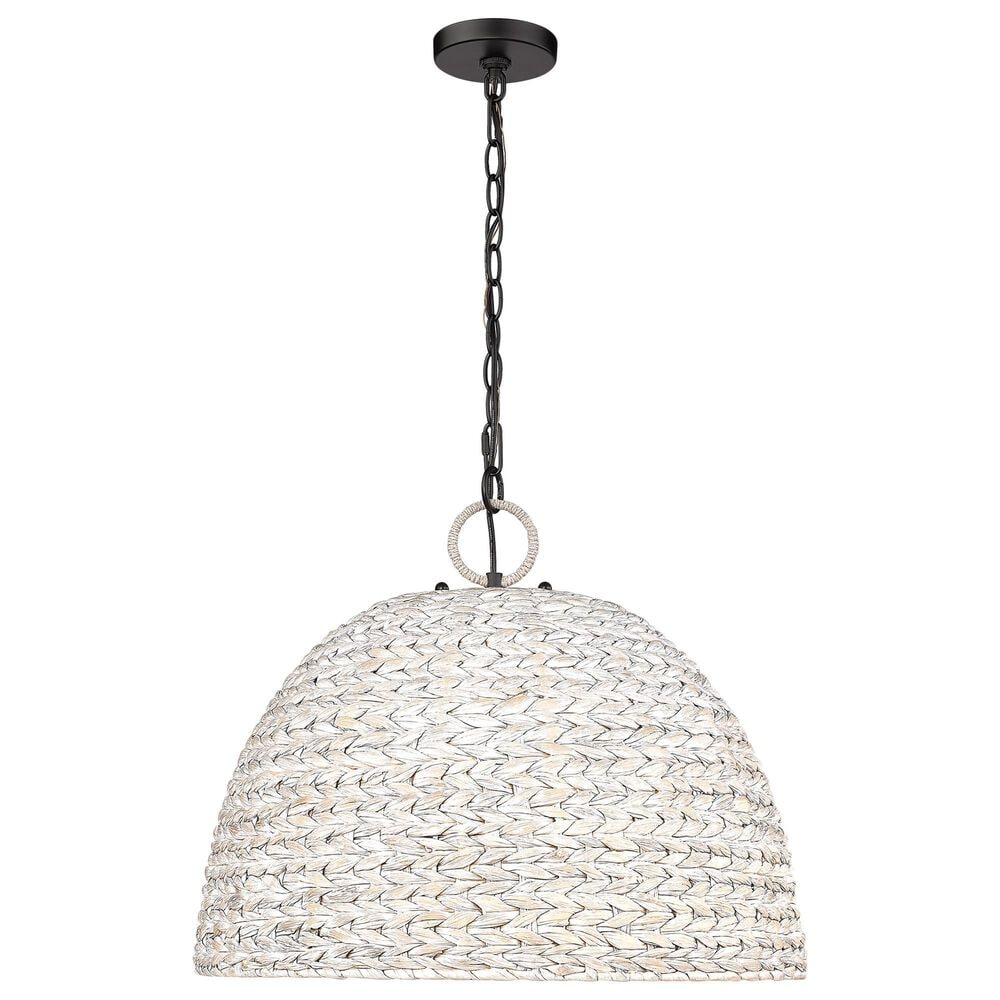 Golden Lighting Rue 5-Light Pendant in Matte Black, , large