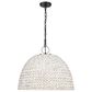 Golden Lighting Rue 5-Light Pendant in Matte Black, , large