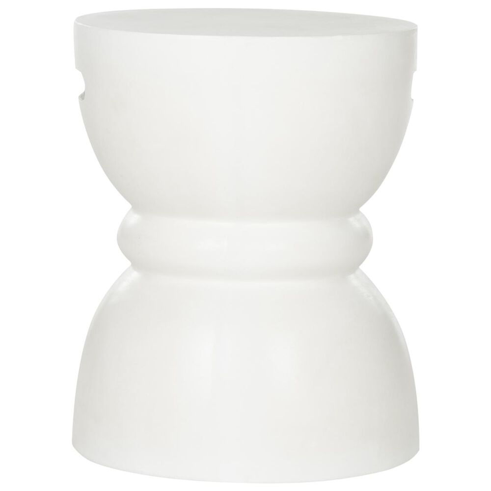 Safavieh Haruki Concrete Accent Table in Ivory, , large