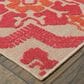 Oriental Weavers Cayman Sand and Pink 2"3" x 7"6" Indoor/Outdoor Runner, , large
