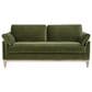 Jennifer Taylor Home Pasadena Stationary Sofa in Olive Green Velvet, , large