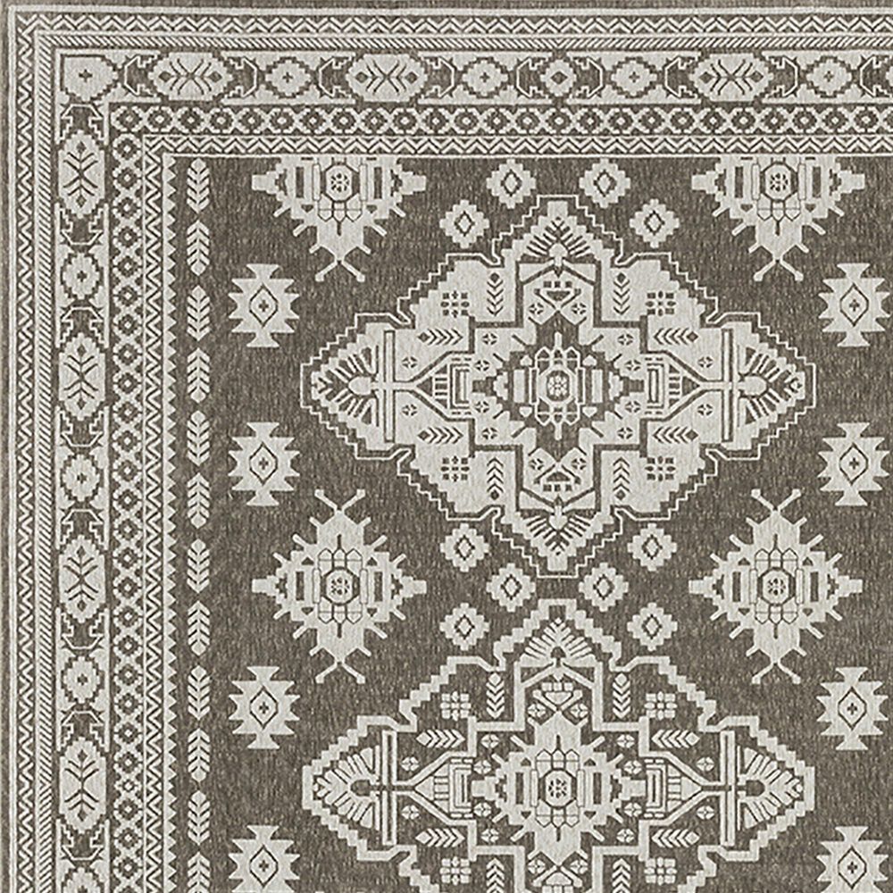 Oriental Weavers Intrigue INT06 5&#39;3&quot; x 7&#39;6&quot; Grey Area Rug, , large
