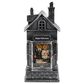 The Gerson Company 2-Piece Spinning Water Globe Halloween House Set, , large