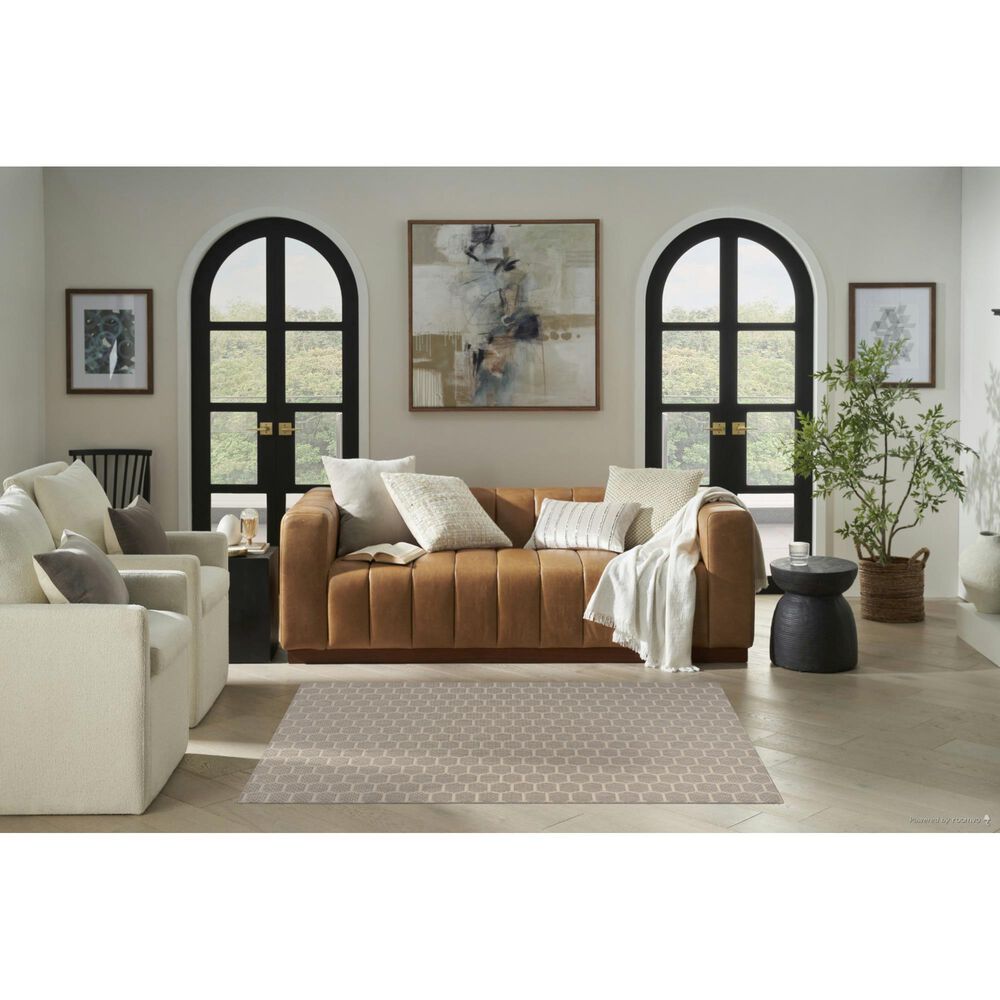 Nourison Twist Reversible 4&#39; x 6&#39; Grey Indoor/Outdoor Area Rug, , large
