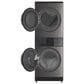 Electrolux 600 Series 4.5 Cu. Ft. Washer and 8 Cu. Ft. Electric Dryer Stack Laundry with Satin White Ergorapido Vacuum in Titanium, , large