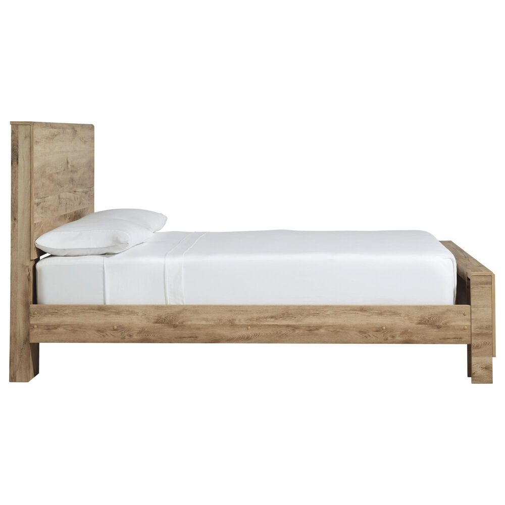 Ashley Hyanna Queen Panel Bed in Golden, , large