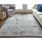 Feizy Laina 7"10" x 9"6" Blue and Ivory Area Rug, , large