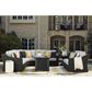 Ashley Beachcroft Square End Table in Black and Light Gray, , large