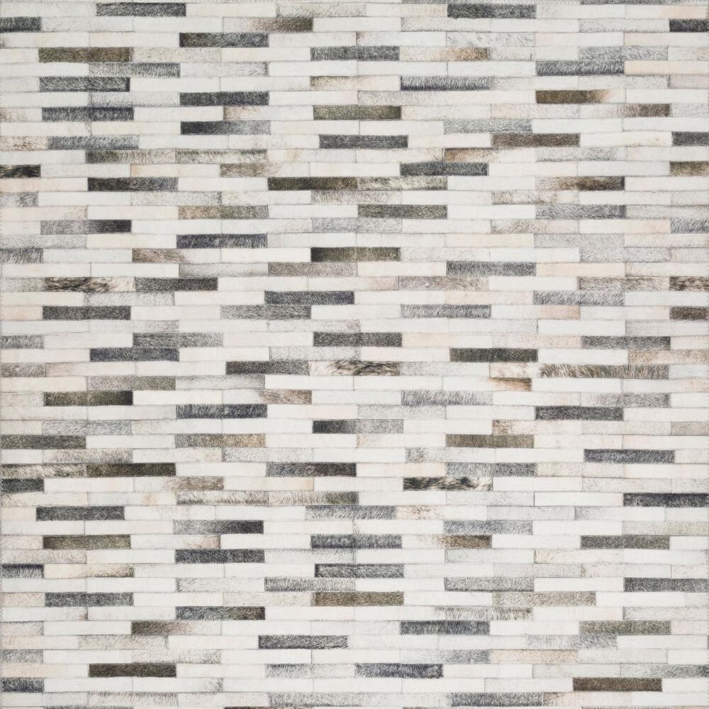 Loloi II Maddox MAD-01 2&#39;3&quot; x 3&#39;9&quot; Ivory and Grey Scatter Rug, , large