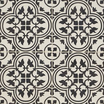 Dal-Tile Memoir Petal Black 12" x 12" Ceramic Tile, , large